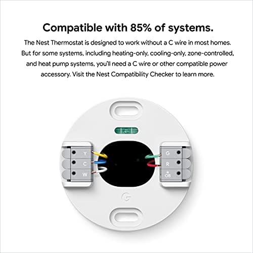 Google Nest Thermostat - Smart Thermostat for Home - Programmable Wifi Thermostat - Charcoal|B08HRPDBFF