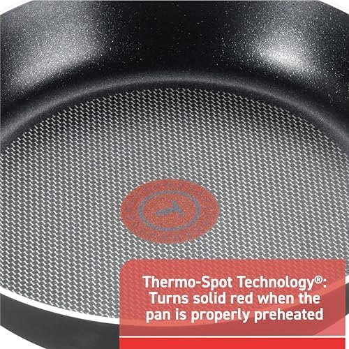 T-Fal Signature Nonstick Pots and Pans Set 12 Piece, Oven Broiler Safe 350F, Kitchen Cookware Set w/Fry Pans, Saucepans, Saute Pan, Dutch Oven, Griddle, Kitchen, Home, Dishwasher Safe, Black|B001167VIQ