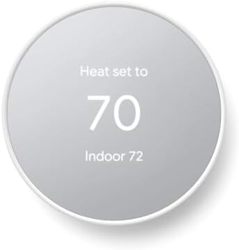 Google Nest Thermostat - Smart Thermostat for Home - Programmable Wifi Thermostat - Charcoal|B08HRPDBFF