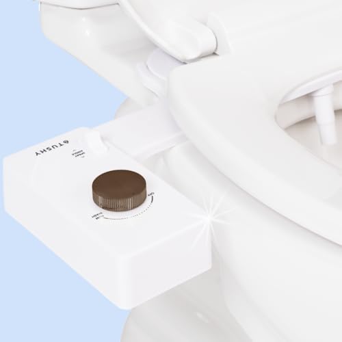 TUSHY Classic 3.0 Bidet Toilet Seat Attachment - a Non-Electric Self Cleaning Water Sprayer with Adjustable Water Pressure Nozzle, Angle Control & Easy Home Installation (Brushed Nickel)|B08VS11Z1N
