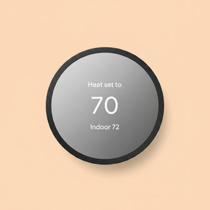 Google Nest Thermostat - Smart Thermostat for Home - Programmable Wifi Thermostat - Charcoal|B08HRPDBFF