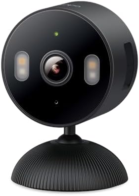 TP-Link Tapo 1080P Indoor Security Camera for Baby Monitor, Dog Camera w/Motion Detection, 2-Way Audio Siren, Night Vision, Cloud & SD Card Storage, Works w/Alexa & Google Home (Tapo C100)|B0866S3D82