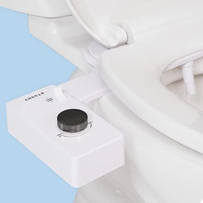 TUSHY Classic 3.0 Bidet Toilet Seat Attachment - a Non-Electric Self Cleaning Water Sprayer with Adjustable Water Pressure Nozzle, Angle Control & Easy Home Installation (Brushed Nickel)|B08VS11Z1N