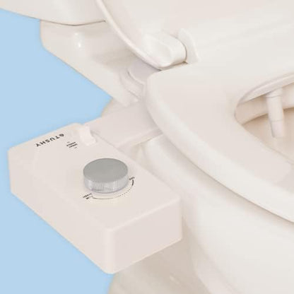 TUSHY Classic 3.0 Bidet Toilet Seat Attachment - a Non-Electric Self Cleaning Water Sprayer with Adjustable Water Pressure Nozzle, Angle Control & Easy Home Installation (Brushed Nickel)|B08VS11Z1N