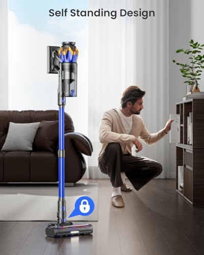 Cordless Vacuum Cleaner, Upgraded 650W 55KPA 70Mins Cordless Stick Vacuum Cleaner with Self-Standing and Touch Screen, Anti-tangle Wireless Vacumm, Vacuum Cleaners for Home/Pet Hair/Carpets/Floors|B0F1N21NKM