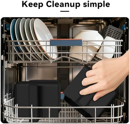 4QT+4QT Dual Basket Air Fryer - Digital Touchscreen, Smart Sync Finish,Auto Shutoff, 2 Independent Nonstick Dishwasher-Safe Frying Baskets - 8 Quart Digital Double Air Fryer|B0GYNSKCBW