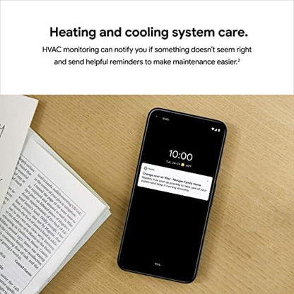 Google Nest Thermostat - Smart Thermostat for Home - Programmable Wifi Thermostat - Charcoal|B08HRPDBFF