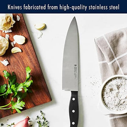 Henckels Statement 15-Pc Knife Block Set, Razor-Sharp, German Engineered | Informed by 100+ Years of Mastery. Dishwasher safe, Comfortable Grip Ideal for Everyday Cooking. High Quality Stainless Steel|B00GHX5HGG